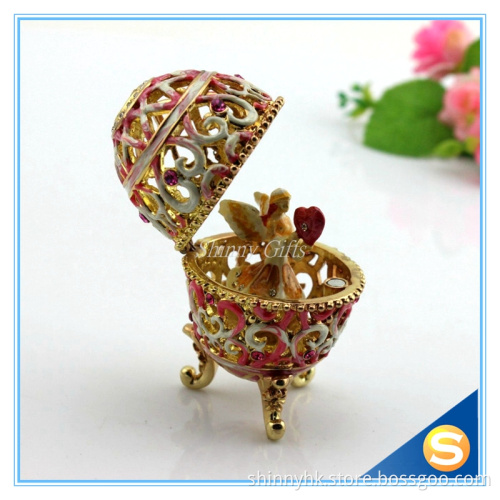Easter gift /egg Faberge / angel egg gift box wedding gift
